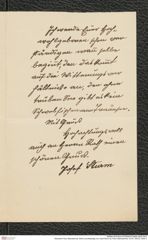 Nachlass Franz Steindachner, Brief (unvollständig) von Josef Sturm an Franz Steindachner, Inv.Nr. 526.02, Seite 3